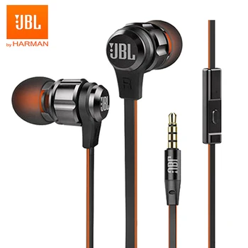 

JBL T180A Stereo Earphone Running Sports Earbuds Handsfree Call with Mic Pure Deep Bass Game Music Headset for iPhone Android
