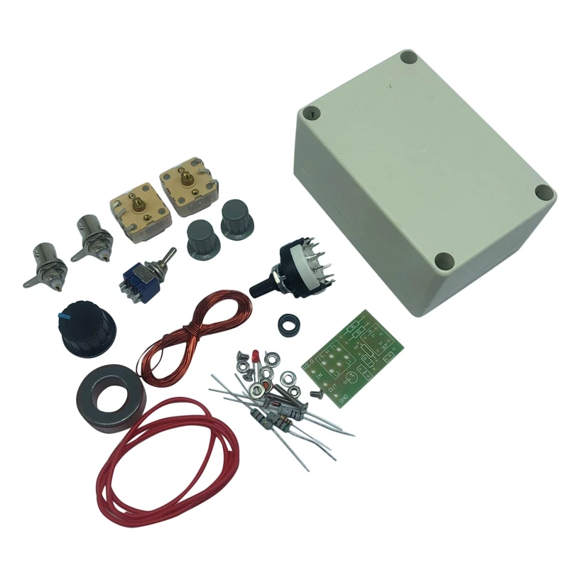 1 30Mhz LED VSWR DIY Manual Antenna Tuner Kit for HAM Radio CW QRP Q9