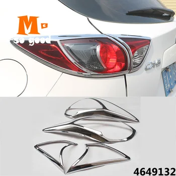 

ABS Chrome For Mazda CX-5 Car Car Tail Light Cover cover Trim decoration Auto styling sticker Accessories 2013 2014 2015 2016