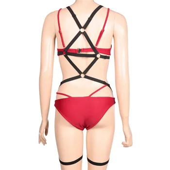 Hot Polyester Belts Chest Strap Sexy Erotic Lingerie BDSM Bandage Sexy Body Chest Harness Women