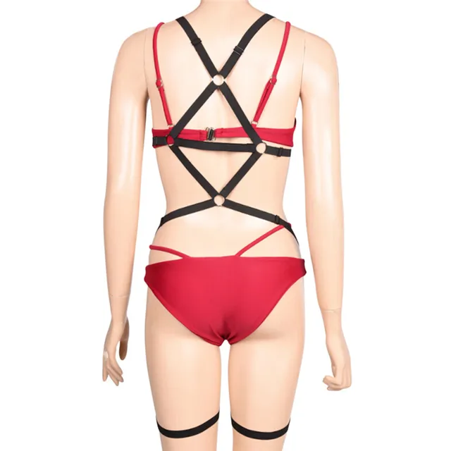 Hot Polyester Belts Chest Strap Sexy Erotic Lingerie BDSM Bandage Sexy Body Chest Harness Women Bandage