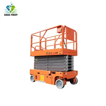 Online 6m 12m Self Propelled Scissor Man Lift Elevator