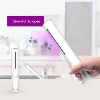 

3V Portable UV Bactericidal Lamp Pet Disinfection Ozone Sterilizer Light Home Kill Mite Sterilization Ultraviolet Tube Lamps