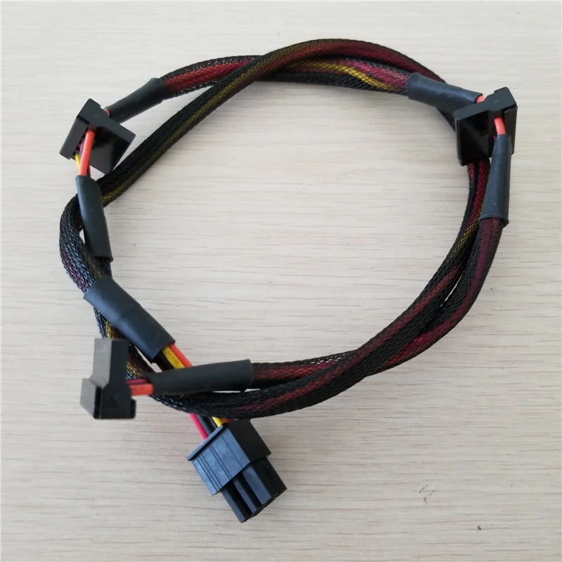 Модульный блок питания 6pin к 3 портам SATA кабель 18AWG провод 80 см для серии Antec NP TP