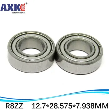 

High Quality R8ZZ shielded bearing inch series 1/2" X 1-1/8" X 5/16" inch 12.7 x28.575 x 7.938mm miniature shielded ball bearing
