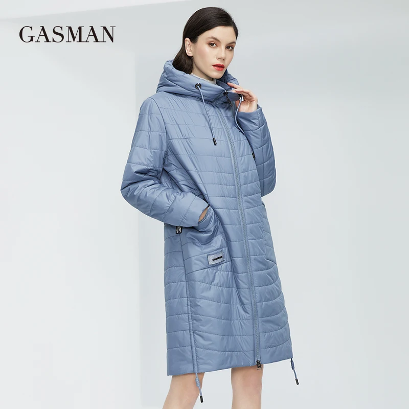 GASMAN 2022 Spring Autumn Jacket Women fashion casual long parka