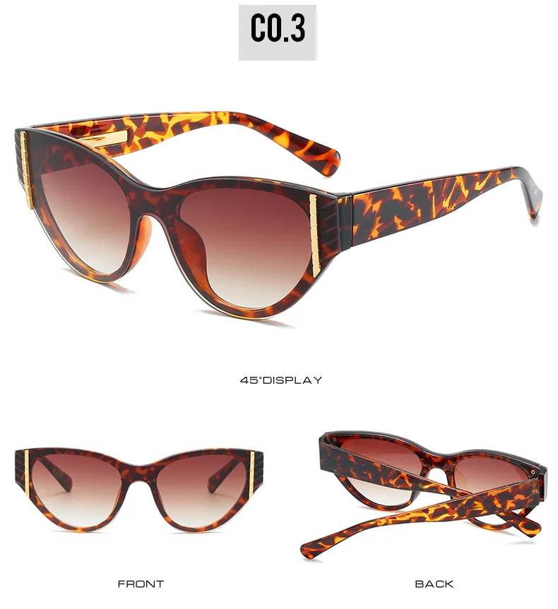 Модные женские солнцезащитные очки "кошачий глаз", фирменный дизайн, Ретро стиль, солнцезащитные очки для женщин, женские солнцезащитные очки "кошачий глаз"