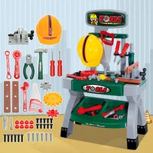 Дети играть каждый дом набор игрушек инструмент моделирования обслуживания стол маленький инженер охраны окружающей среды пластиковые игрушки