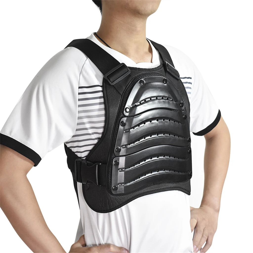 Motorcycle  Vest Motorbike BMX Riding Chest Back Spine Protector Shield