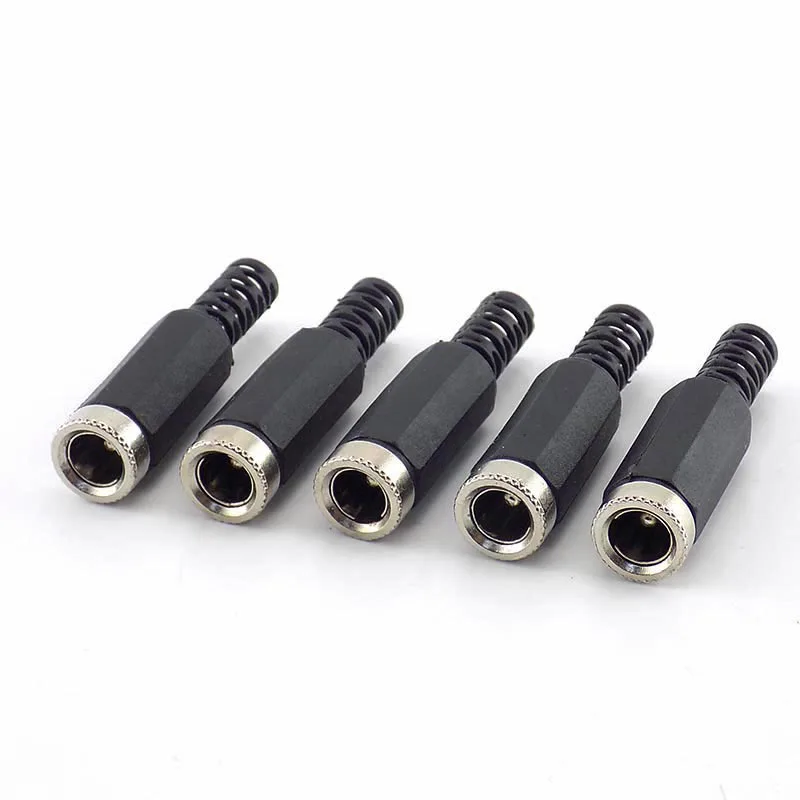 

100x 5.5x2.1mm DC female Jack Extension cable cord adaptor connector For Cctv Camera System Jack Plug Adapter K09