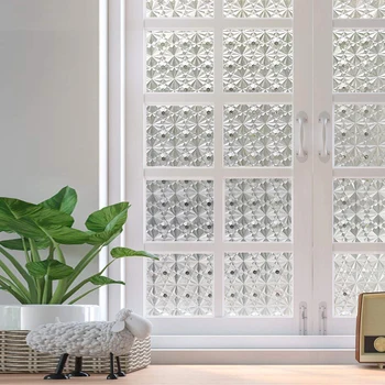 

More Sizes Privacy Window Films Translucent Glass Tint Static Cling Glass Stickers For Home Safe Decorative Heat Control anti-UV