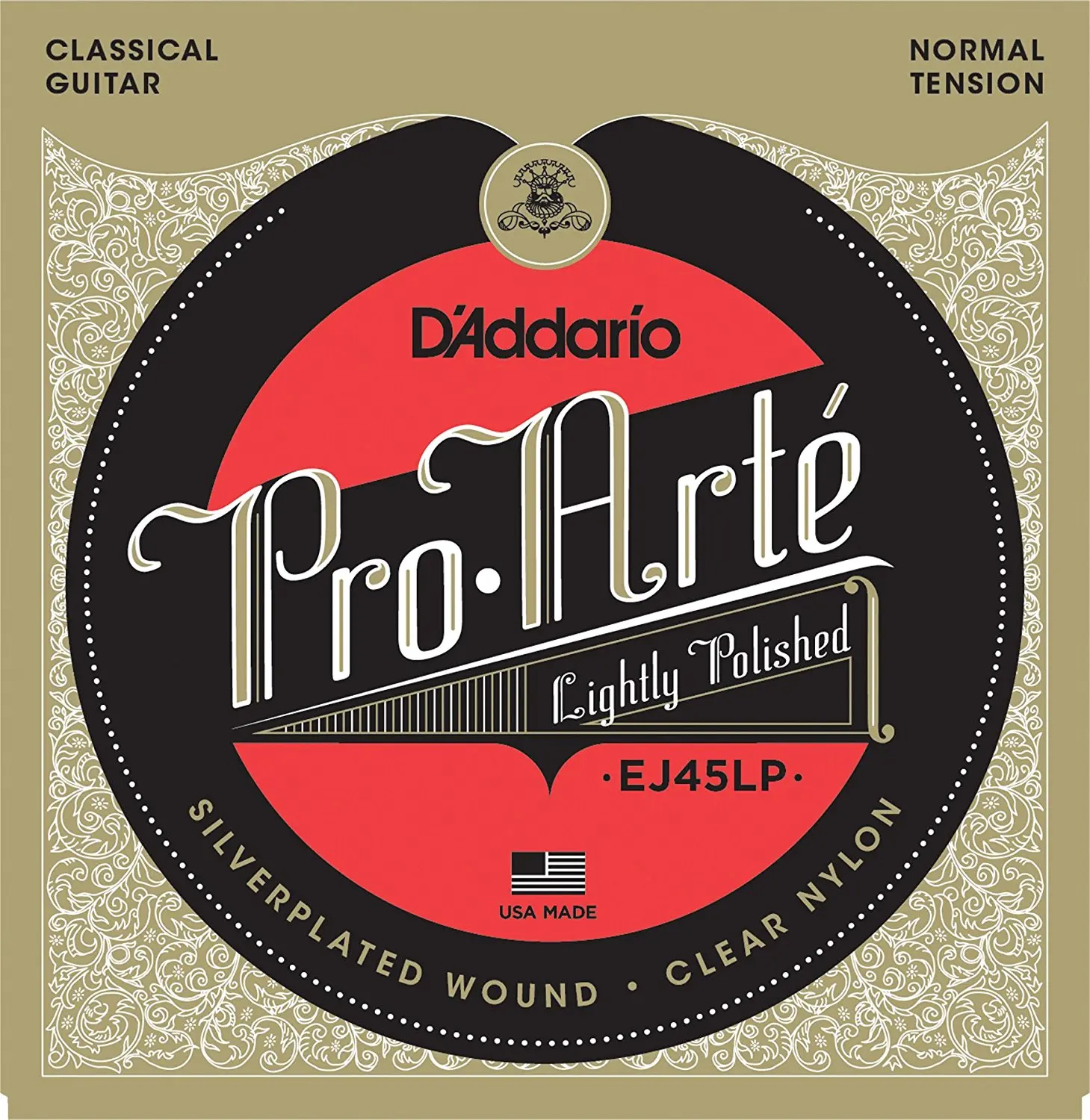 D�rio EJ45LP Pro-Arte Composite Classical Guitar Strings Normal Tension | Спорт и развлечения