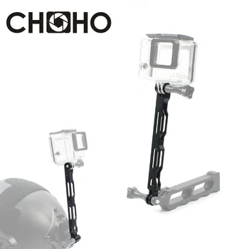 

For Go Pro Accessories Aluminum Arm Alloy Helmet Stick CNC Extension Pole Mount for Go Pro Hero Xiaomi Yi SJCAM DJI Sport Camera