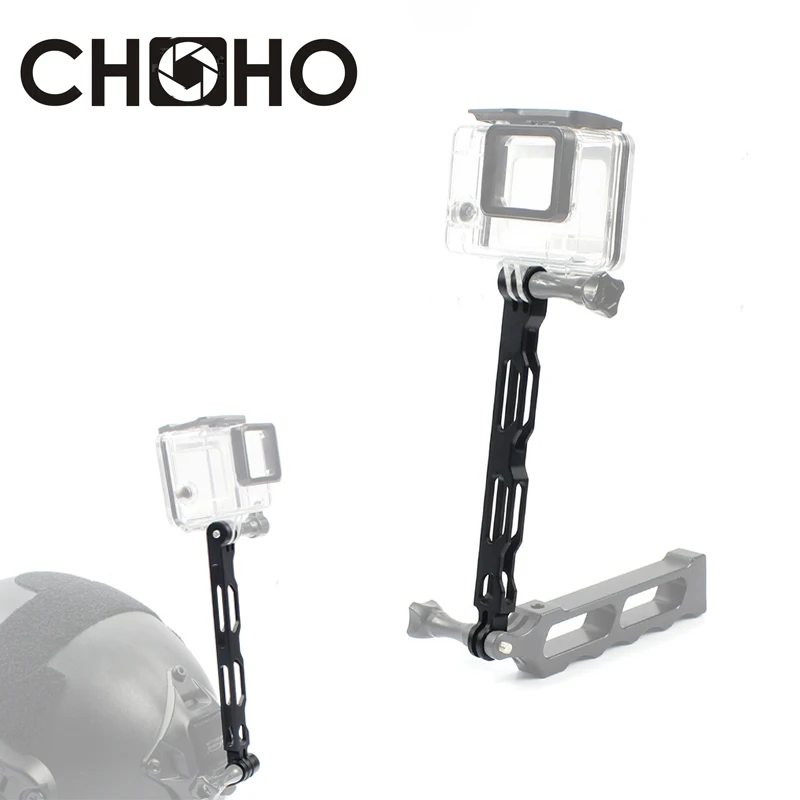 Аксессуары для шлема Go Pro удлинитель из алюминиевого сплава с ЧПУ крепление GoPro Hero