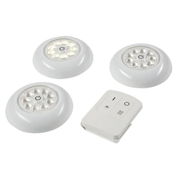 

Set of LED lamps (3 PCs.) with remote control