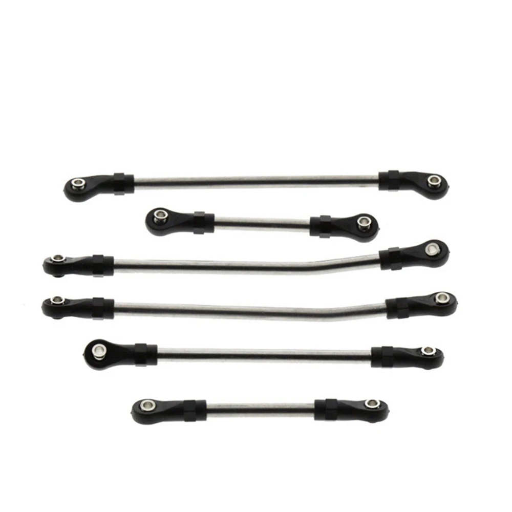 

10pcs Stainless Steel Tie Rod Link Kit for 1/10 Traxxas TRX4 324mm Wheelbase RC Car Accessories
