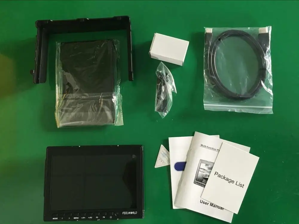 

FW-759 1080P Camera Field Monitor 7inch Ultra HD 1280x800 IPS Screen FPV Monitor with 1 Mini HDMI cable for BMPCC
