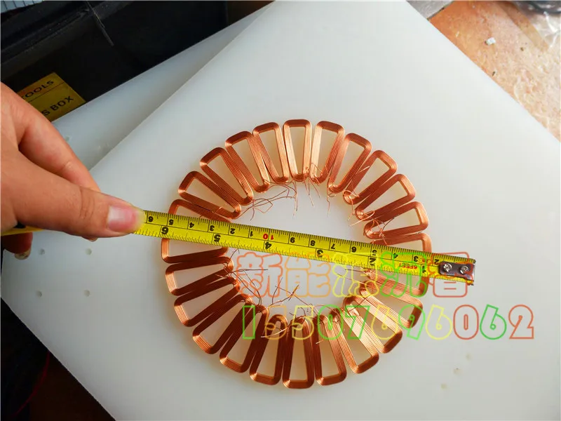 DIY диск без сердечника катушки генератора Трехфазный постоянный магнит