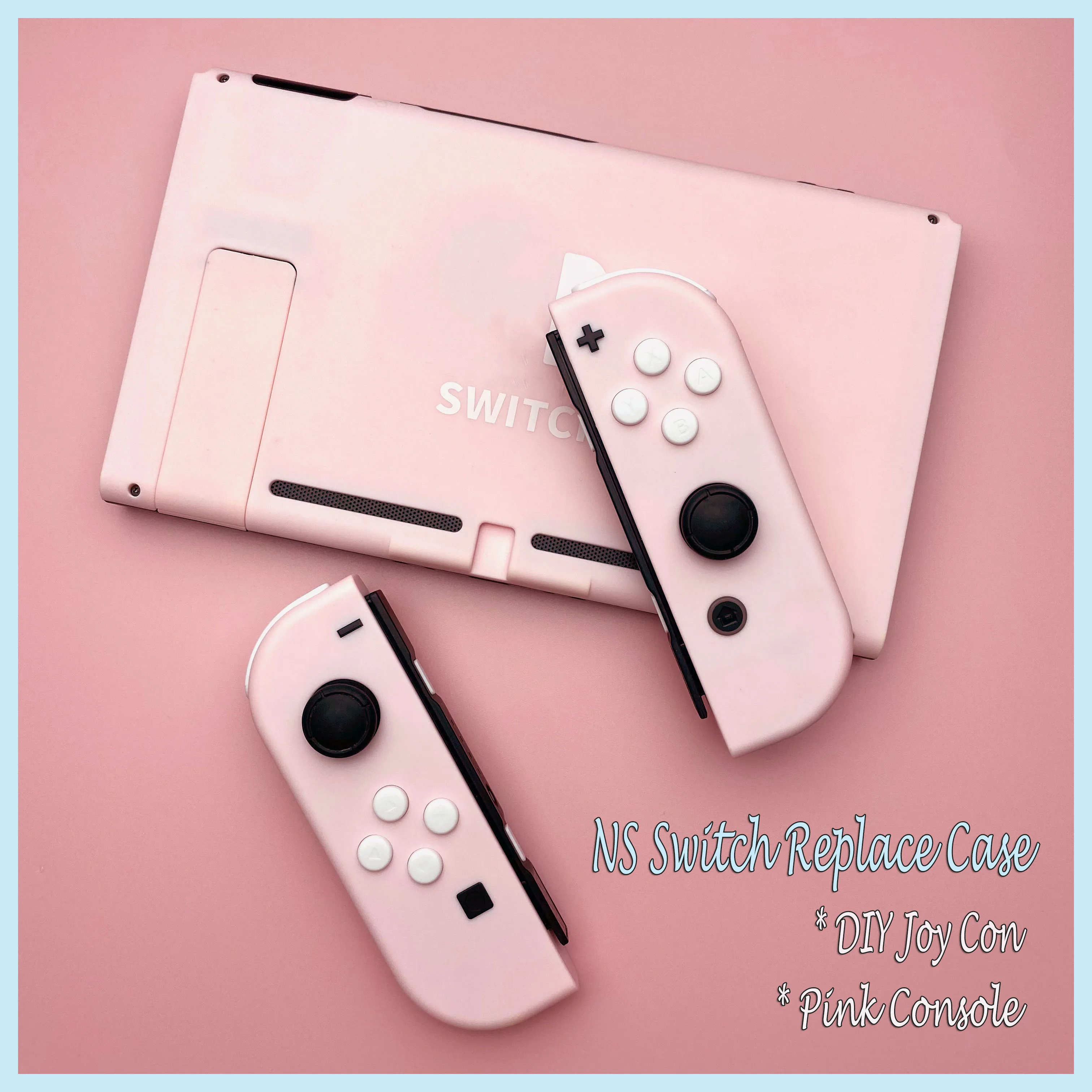Сделай себе сам розовый Joy-Con Корпус чехол сменный комплект для Nintendo S Switch NS NX