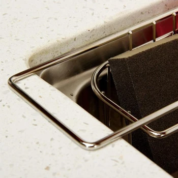 

Stainless Steel Kitchen Sink Caddy, Sponge Holder for Kitchen Accessories