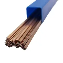 Tiges de soudage en alliage de cuivre, 1.3x3.2x250mm, 10 pièces