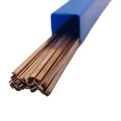 Tiges de soudage en alliage de cuivre au phosphore plat, 1KG, 1.3x3.2x500mm 