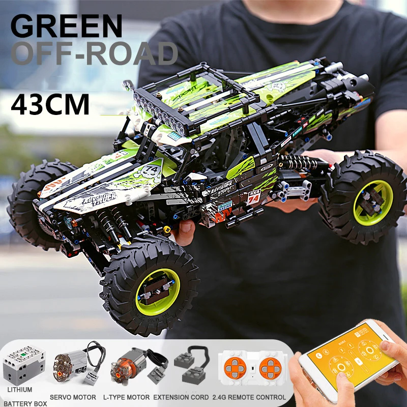 RC Buggy Technic серия внедорожников вездеходная альпинистская модель грузового