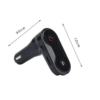 

Car Styling C8 Car Kit Handsfree FM Transmitter Radio MP3 Player USB Charger LCD Remote Music Player Support TF Card