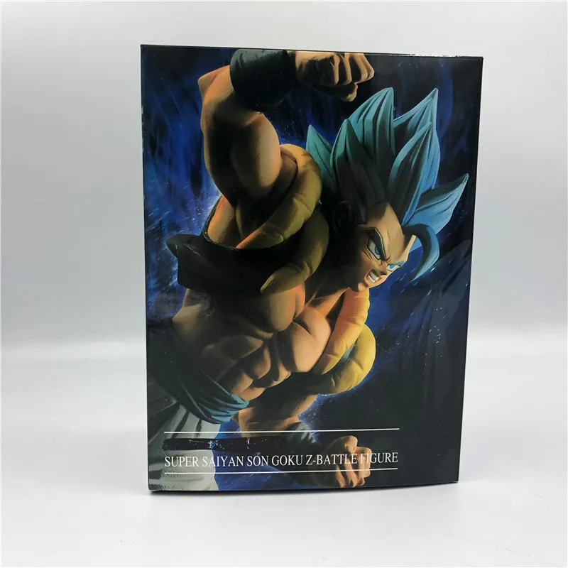 Фильм Ver. Dragon Ball Z Gogeta голубые волосы против супер броли конечный солдат DBZ Гоку Вегета Супер Саян фигурка 20 см
