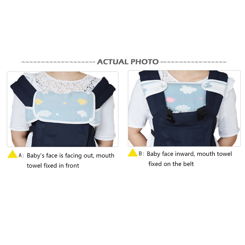 Random Color Baby Bandana Bibs Cartoon Printed Baby Food Clothes Toddler Boys Girls Apron Chest Saliva Towel