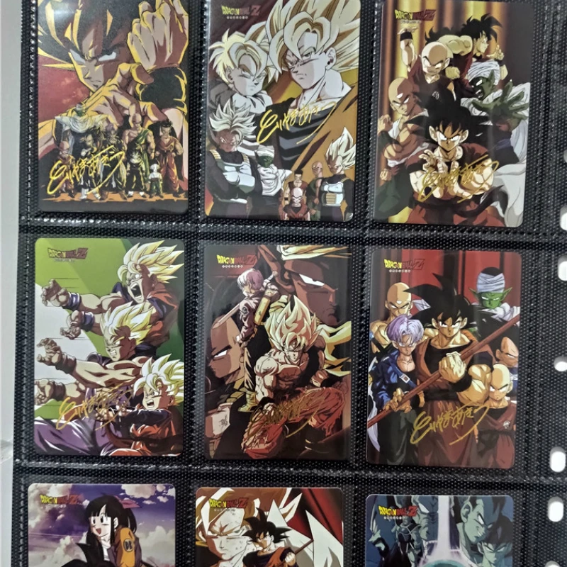 

9pcs/set Dragon Ball Z Super Saiyan Goku Vegeta Game Action Toy Figures Commemorative Edition Collection Cards Free Shipping