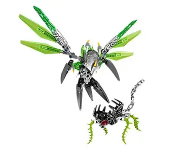 

XSZ 609-1 Biochemical Warrior Bionicle Uxar Creature of Jungle Bricks Toy Building Blocks Compatible with 71300 Toys