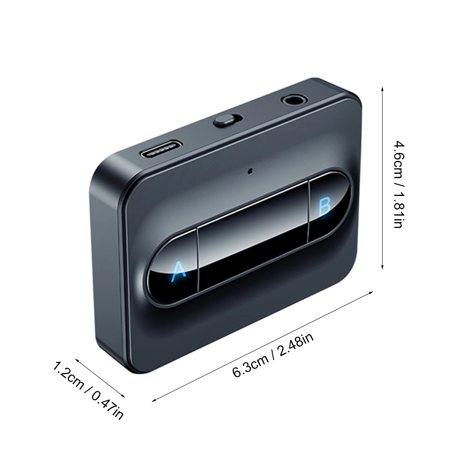 Bluetooth Adapter Bluetooth Audio Receiver Bluetooth Transceiver Adapter Audio Adapter Bluetooth Aux Adaptor Multipoint Bluetooth 5.0 Audio Transmitter 3.5mm AUX RCA Low Latency Stereo Wireless Adapter Connect 2 Headphones For TV PC Box