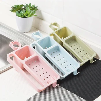 

Drain Rack Water Faucet Sink Sponge Soap Rag Storage Shelf Holder Home Kitchen Tool Adjustable HY99