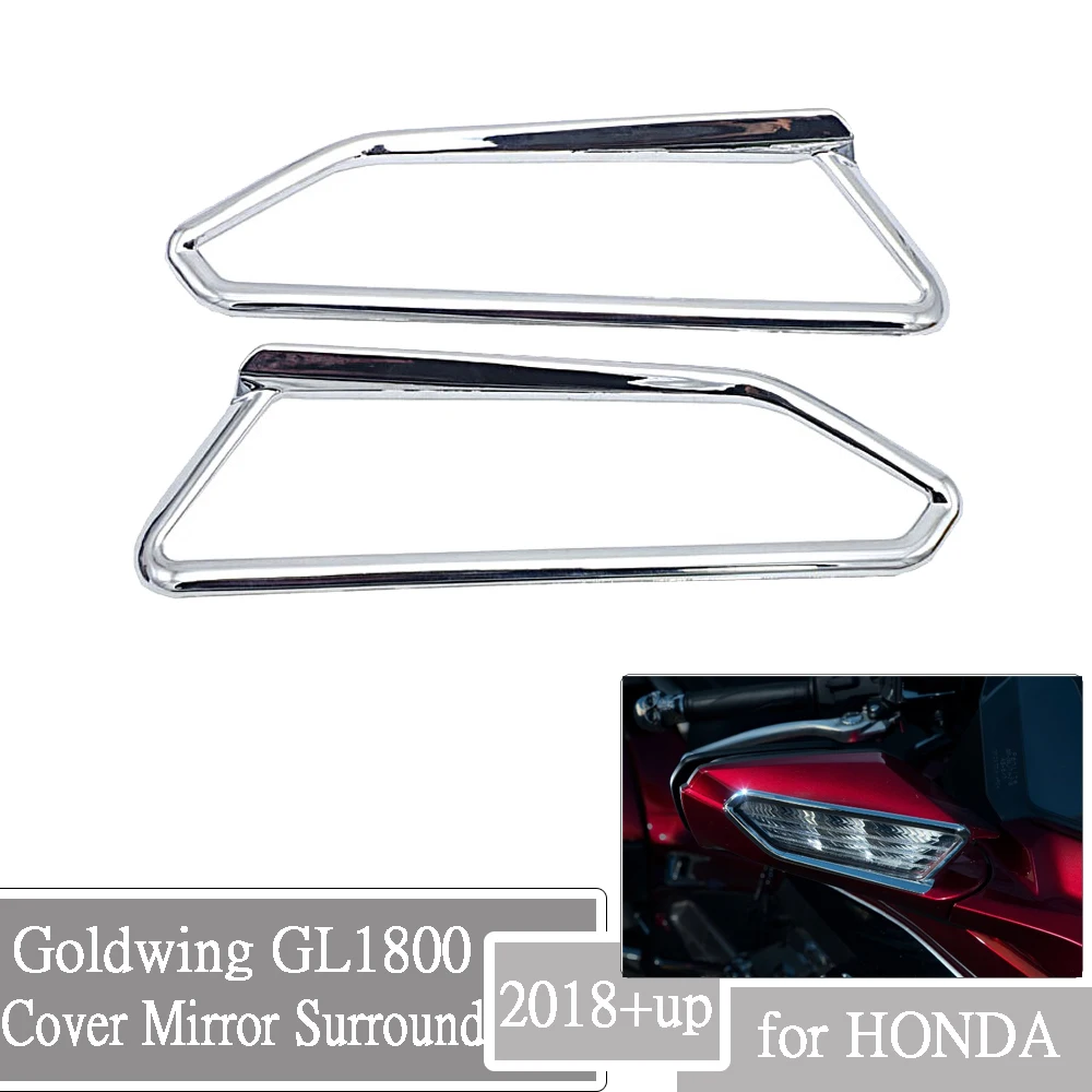 Motorcycle Chrome Decorative Cover Mirror Surround And Taillight Trim Case For HONDA Goldwing GL1800 2018+ UP | Автомобили и