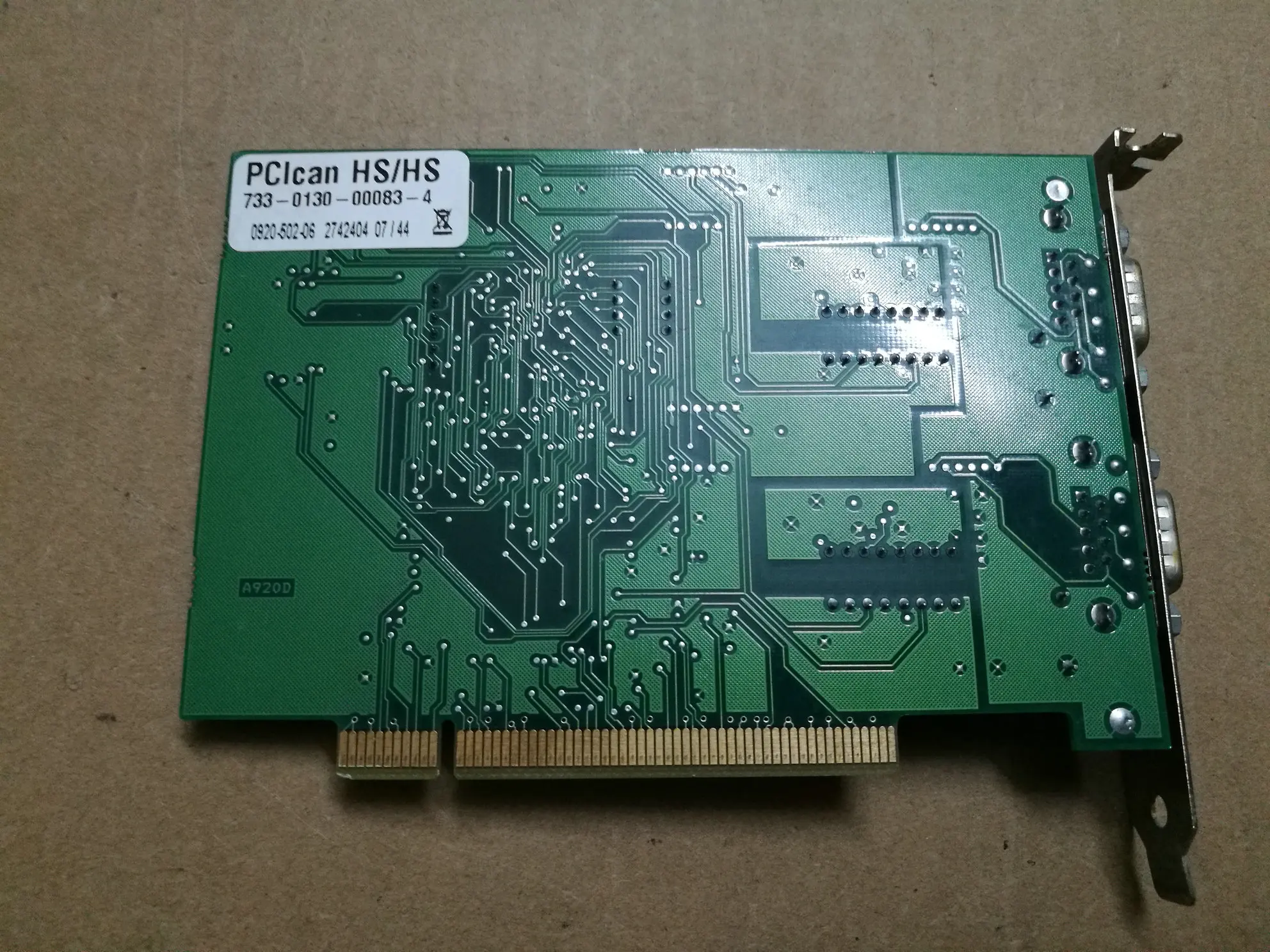 733-0130-00083-4 0920-502-06 PCI может