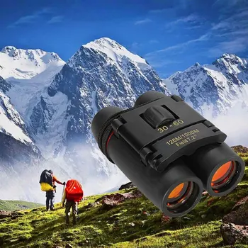 

Outdoor Zoom Binoculars 30x60 60x60 Portable Folding Binoculars Telescope for Bird Watching Travelling Hunting Camping 1000m