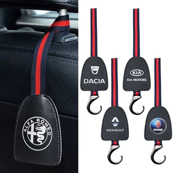 

Leather Multifunction hook up Car Seat Back Hooks Hangers Organizer For BMW Audi Ford Toyota Honda JEEP Skoda Suzuki Skoda KIA
