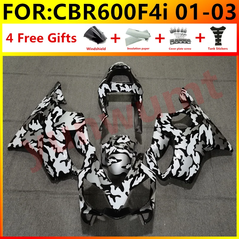 Новый комплект обтекателей под давлением для HONDA CBR 600 F4i 01 02 03 CBR600 2001 2002 2003 кузова