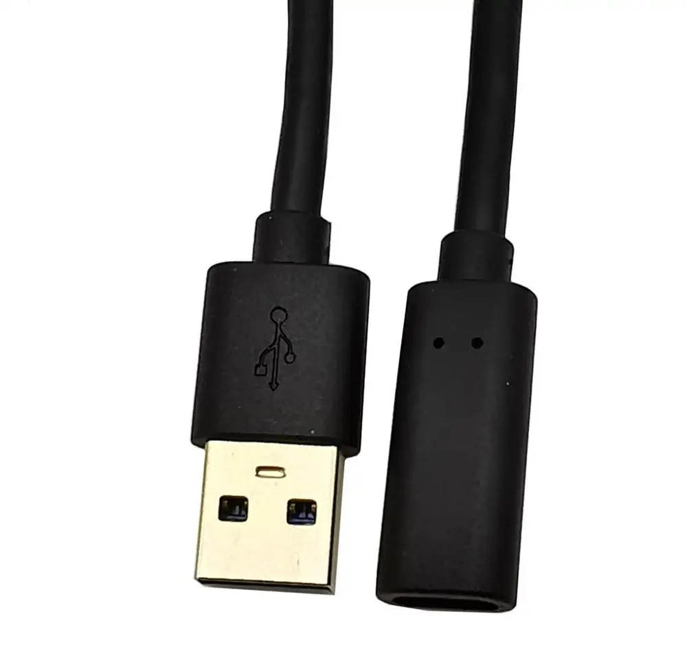 USB A к C Кабель адаптер тип 3 0 папа type Женский конвертер данных и зарядки для