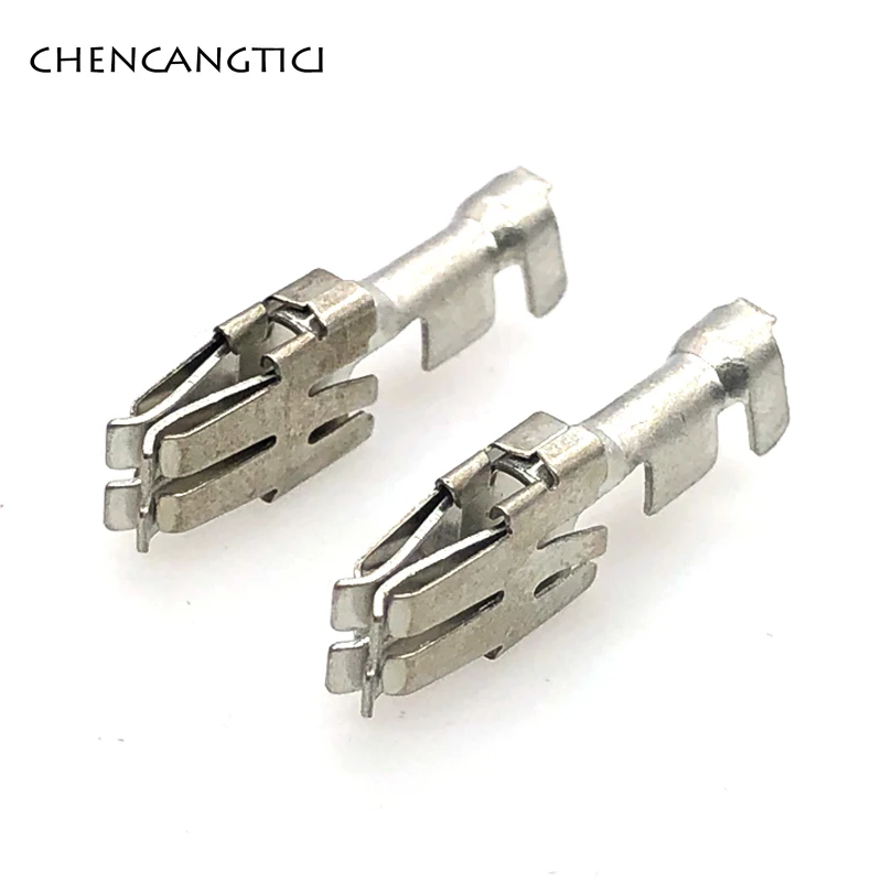 Terminal connector 20 Pcs 6.3MM Series Automotive Car Splices Wire Non-Insulated Female Crimp Terminals DJ6218B-E6.3B