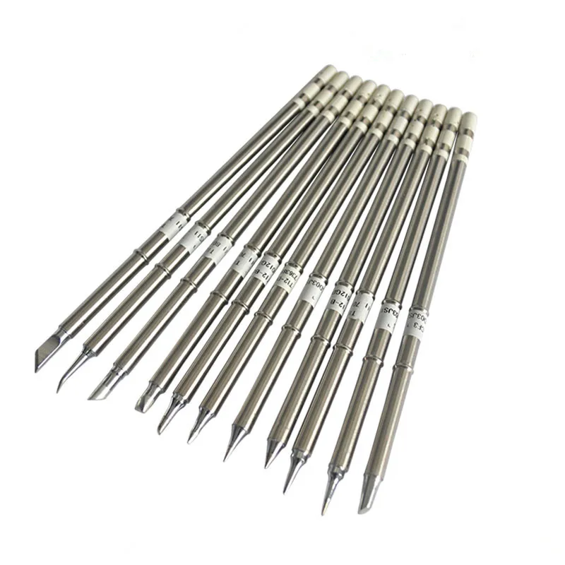 Наконечники для паяльника T12 SeriesT12-JL02 K KU C1 C4 D24 D4 BC2 D08 I B наконечники быстрый нагрев