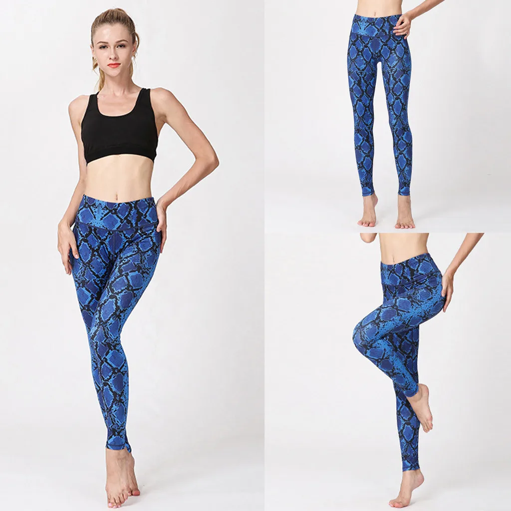 Новые модные штаны для йоги Для женщин тренировки леггинсы с карманами Фитнес