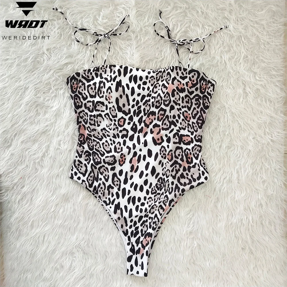 WERIDEDIRT 2020 Women Black Leopard Print High Waisted One Piece Swimsuit Sexy Strap Suspender Women's  Girls Beachwear Swimsuit WERIDEDIRT 2020 Women Black Leopard Print High Waisted One Piece Swimsuit Sexy Strap Suspender Women's  Girls Beachwear Swimsuit