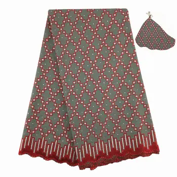 

2020 High Quality African Cotton Lace Fabric 876 Swiss Voile lace In Switzerland Nigerian Cotton Lace For Wedding