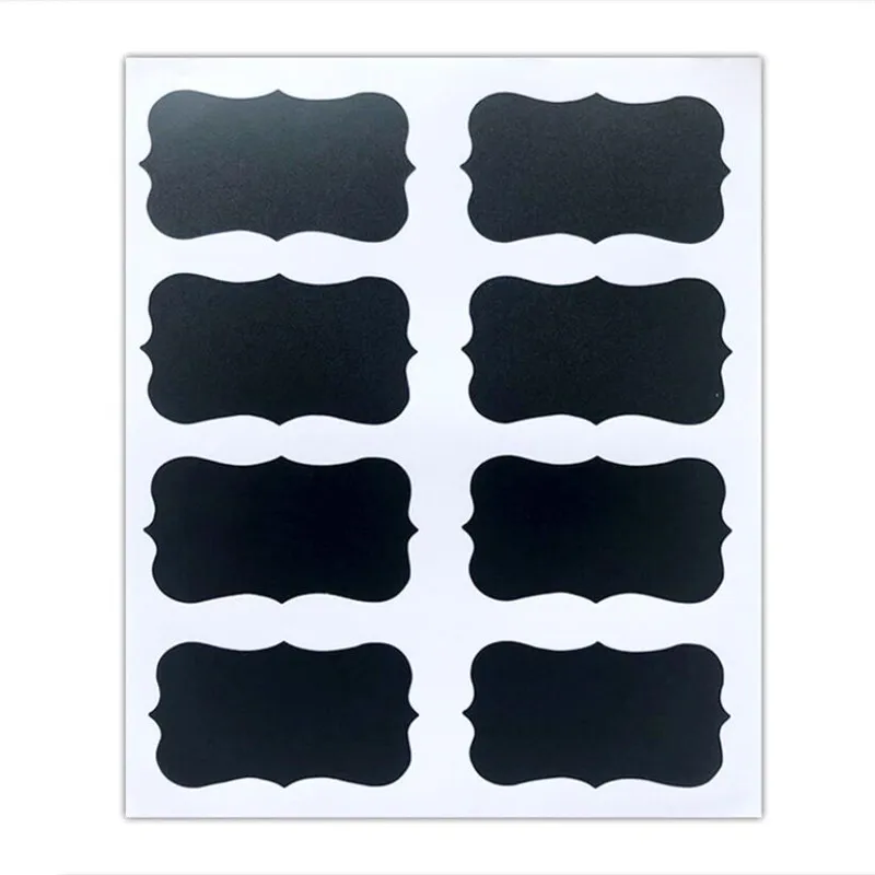 Blackboard Stickers Craft Kitchen Jar Storage Box Label 24pcs/Set Jar Stickers