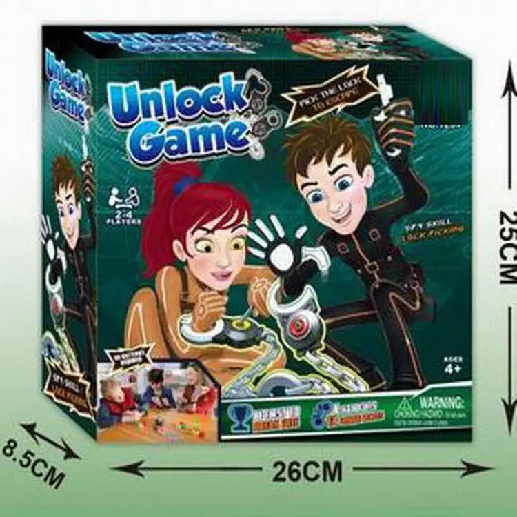 

Children'S Educational Tabletop Game Creative CHILDREN'S Toy Handcuffs Game Fun Trick Toy Double Interactive