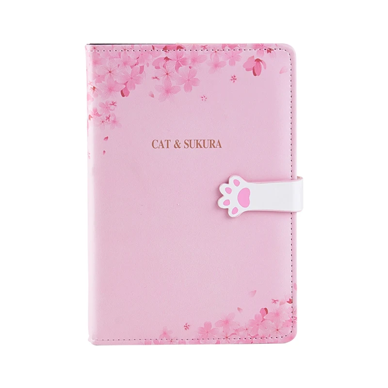 

A5 Agenda 2019 2020 Schedule Planner Organizer Creative Kawaii Password Notebook with Lock Girl Diary Notebook Bullet Journal
