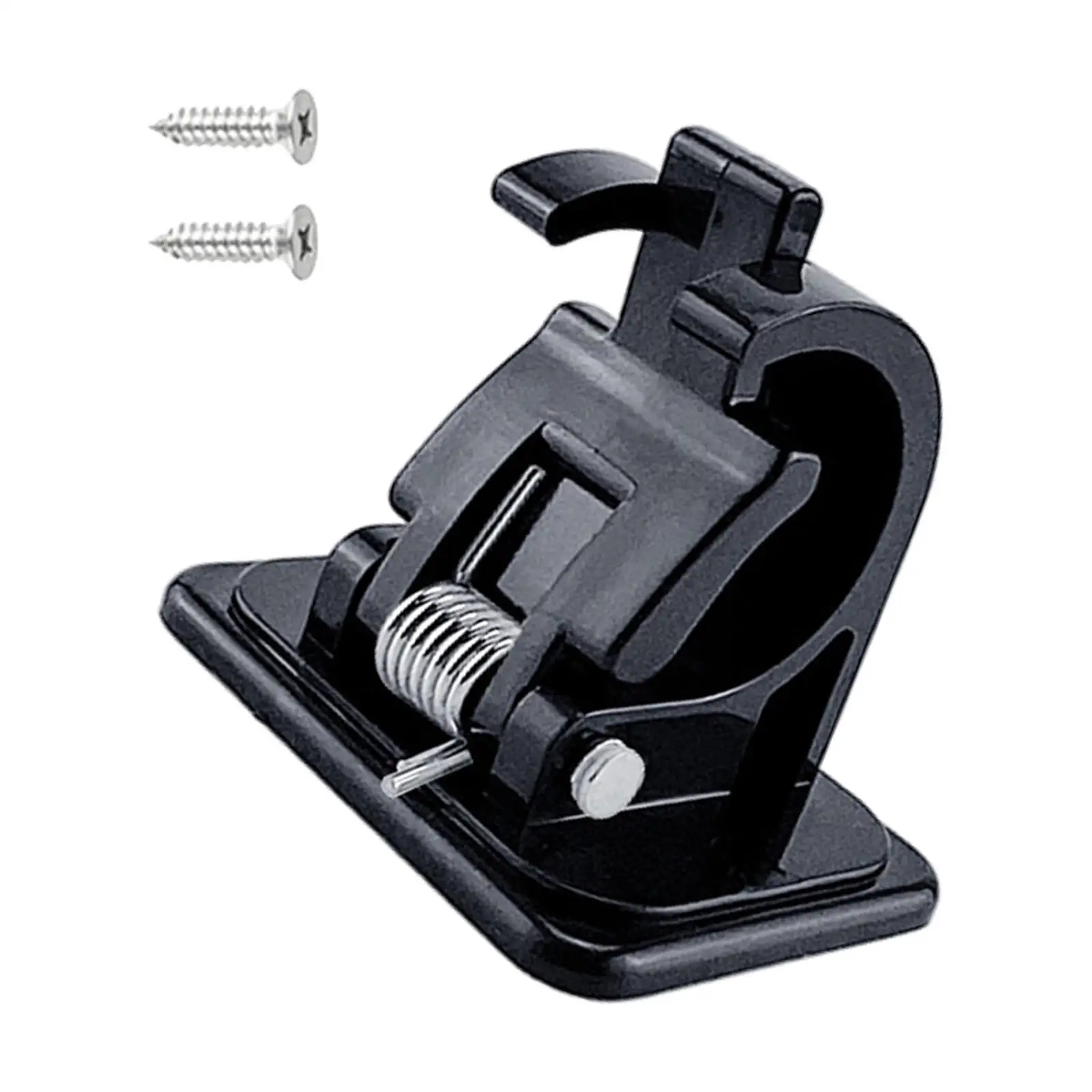 Wall Mounted Fishing Pole Rod Holder Clips with Two Screws