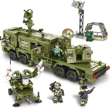 

Sembo New Building Blocks Boy Shield Air Defense Anti-missile System Military Tank Aircraft Airplane Vehicle Truck DIY Toys